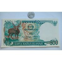 Werty71 Индонезия 500 рупий 1988 UNC банкнота