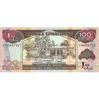 Сомалиленд 100 шиллингов образца 2002 года UNC p5d