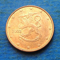 Финляндия 1 евроцент 2003
