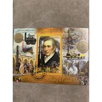Кот Ди Вуар 2013. Создатель паровых машин George Stephenson 1781-1848. Блок