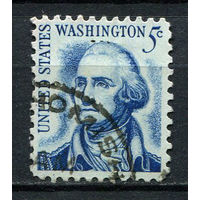 США - 1967 - Джордж Вашингтон - [Mi. A937yC] - полная серия - 1 марка. Гашеная.  (LOT AE26)