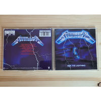 Metallica - Ride The Lightning (CD, UK & Europe, лицензия) Vertigo Phonogram 838 140-2 Reissue