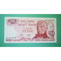 Банкнота 100 песо Аргентина 1970 - 73 г.