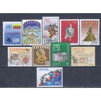 [2776] Литва. 10 гашеных марок.