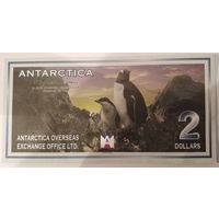 Антарктика, 2 доллара, 1999, UNC .Без МЦ !!!