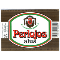 Этикетка пива Perlojos Прибалтика Ф365