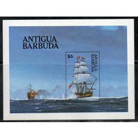 500 лет открытия Америки Антигуа и Барбуда 1988 год 1 чистый блок (М)