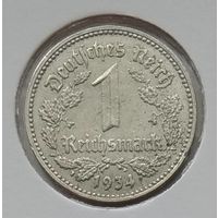Германия 1 марка 1934 г. J. В холдере