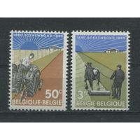 БЕЛЬГИЯ Транспорт в деревне 1965 2м (MNH) Сельское хозяйство