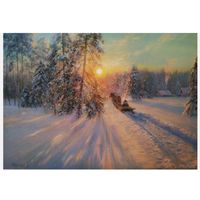 Картина  пейзаж  ,,Замела зима,,  Тамара Масленик.