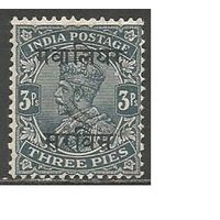 Индийские штаты(Кошин). Король Георг V. Доплатная марка. 1903г. Mi#12.