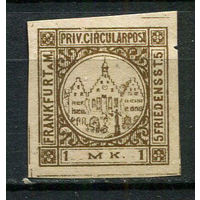 Германия - Франкфурт (B.) - Местные марки - 1888 - Архитектура 1M - [Mi.53B] - 1 марка. Чистая без клея.  (Лот 80CU)
