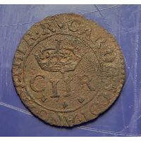 2 Двойной пенни тернер Шотландия 1632-1633 из старой коллекции