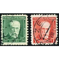 Президент Масарик Чехословакия 1930 год 2 марки