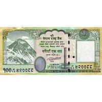 Непал 100 рупий образца 2019 года UNC p80