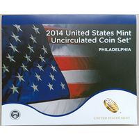 США. Годовой набор монет 2014г.Филадельфия.
