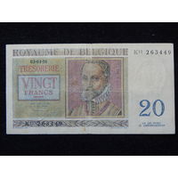 Бельгия 20 франков 1956 г