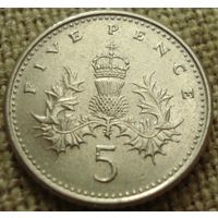 5 пенсов 1991 Британия