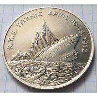 Сомалиленд 5 долларов, 1998 Крушение Титаника