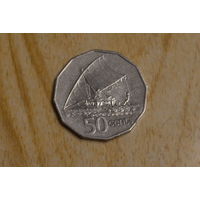Фиджи 50 центов 1990