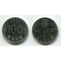 Южная Корея. 100 вон (2003, XF)