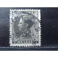 Бельгия 1934 Король Леопольд 3  70 сантимов