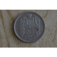 Монако 20 франков 1947