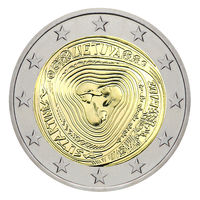 2 евро 2019 Литва Сутартинес UNC из ролла