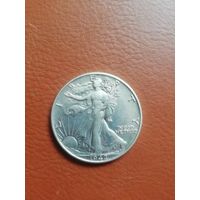 Сша 50 центов 1942 серебро