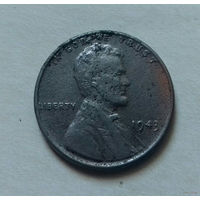 1 цент, США 1943 г.