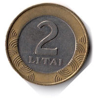 Литва. 2 лита. 1999 г.