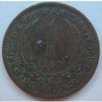 Восточные Карибы 1 цент 1955 г.