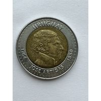 Уругвай 10 песо (pesos) 2000 года