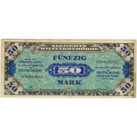 50 марок  1944 года. союзная оккупация серия 036813241