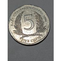 Карибы 5  центов 2004 года .