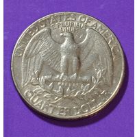25 центов 1989г США квотер