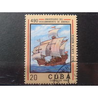 Куба 1982 Санта Мария, каравелла Колумба