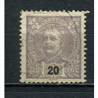Португалия - 1895/1896 - Король Карлуш I 20R - [Mi.128A] - 1 марка. Гашеная.  (Лот 25DL)