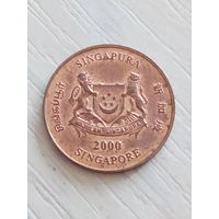 Сингапур 1 цент 2000г.