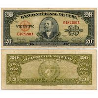 Куба. 20 песо (образца 1949 года, P80a)