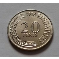 20 центов, Сингапур 1976 г., AU