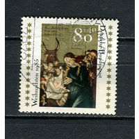 ФРГ - 1985 - Рождество - [Mi. 1267] - полная серия - 1 марка. Гашеная.  (LOT Dc27)