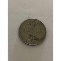 1 франк 1975 г., Бельгия