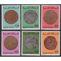 1976 Марокко 844-849 Древние марокканские монеты 5,20 евро