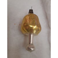 Ёлочная игрушка Лампа, стекло. СССР