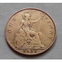 1 пенни, Великобритания 1935 г. Георг V