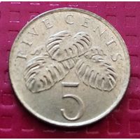 Сингапур 5 центов 1995 г. #40175