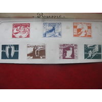 Одесский помгол (гражданская война) 20 годы, марки на листе (не отмывал)