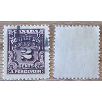 Канада 1935 Доплатная марка. 2 С.
