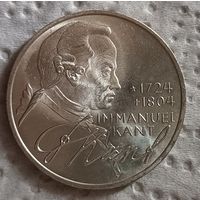 5 марок 1974 250 лет со дня Рождения Иммануила Канта